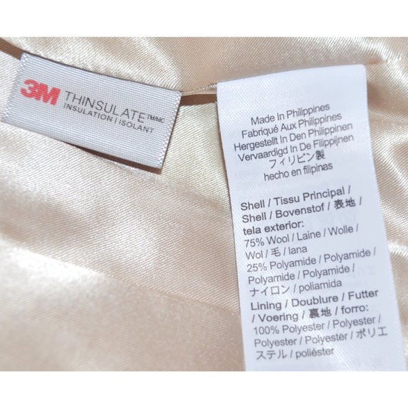 Nwt J Crew lady day topcoat coat in Italian double-cloth wool blend thinsulate - Picture 5 of 7